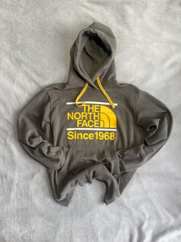Bluza The North Face szara z kapturem Since 1968